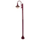 Monaco Single Head Plain Post - Burgundy Finish / E27 Monaco Single Head Plain Post - Burgundy Finish / E27